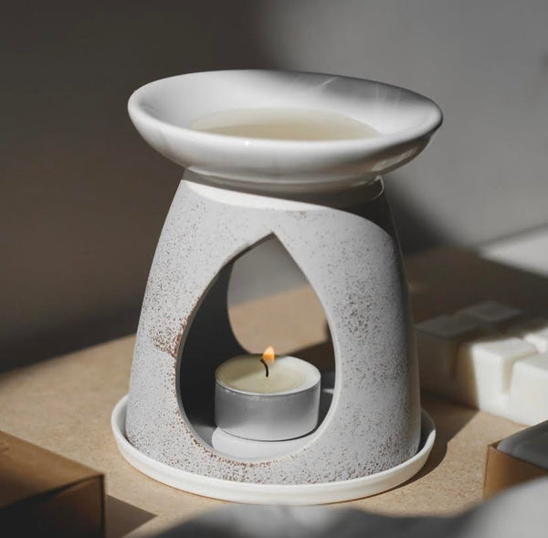 Flower Design Ceramic Wax Burner – The Artibus Yard