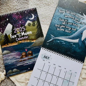 FOX UNDER THE MOON CALENDARS - TWO OPTIONS