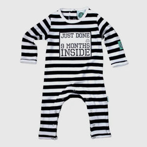 9 MONTHS INSIDE BABY GROW - 2 Designs