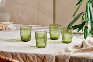 FALI TUMBLERS - OLIVE - SET OF 4