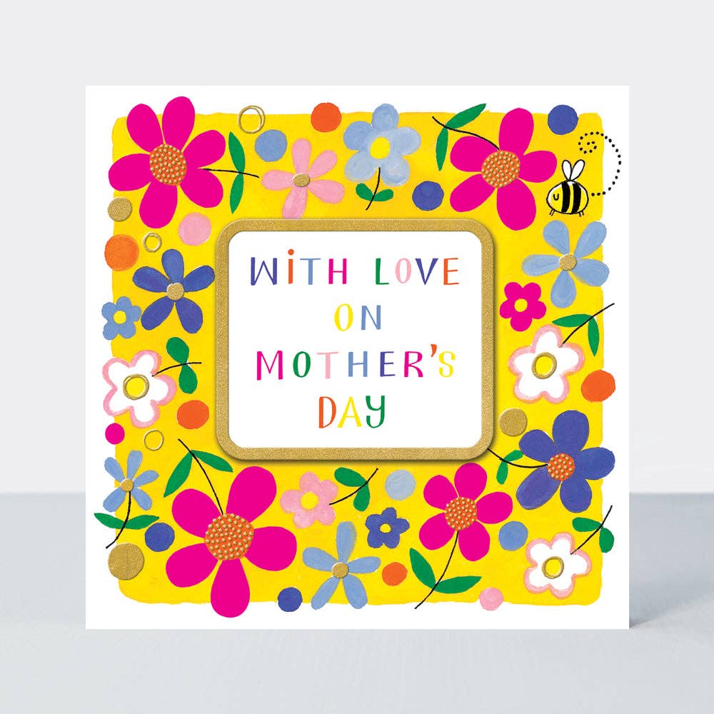 WITH LOVE ON MOTHER’S DAY -MOTHER’S DAY CARD