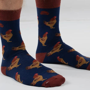 BAMBOO SOCKS | CHICKEN SOCKS | FARM ANIMAL SOCKS