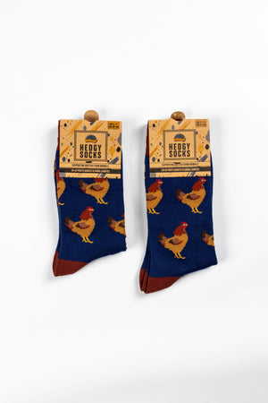 BAMBOO SOCKS | CHICKEN SOCKS | FARM ANIMAL SOCKS