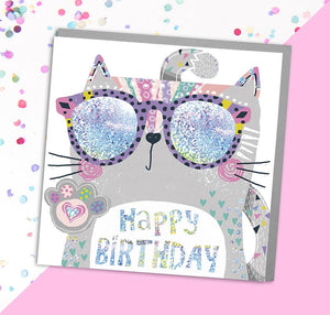 CAT - HAPPY BIRTHDAY CARD