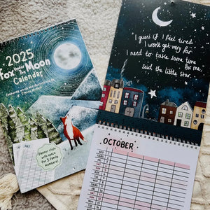 FOX UNDER THE MOON CALENDARS - TWO OPTIONS