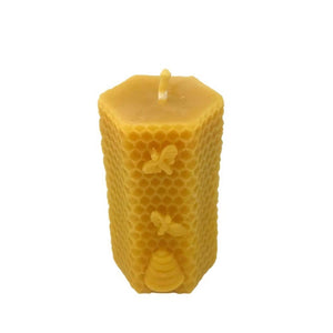 MORE BEES PLEASE MOULDED HONEYCOMB CANDLE