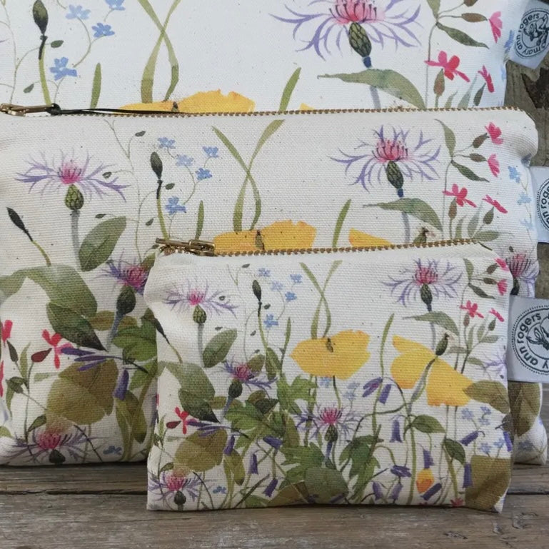 SPRING FLOWER COSMETIC BAG