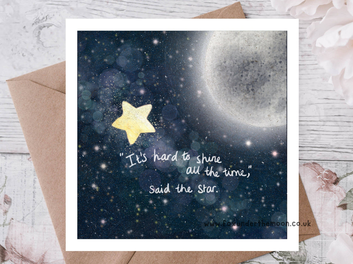 'STAR’ - GREETING CARD