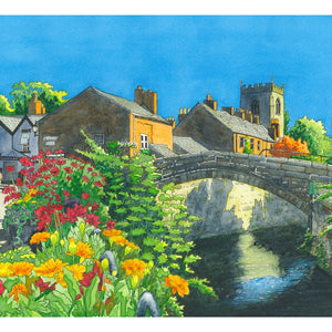 CROSTON WATERCOLOUR BY DAVID JENKiNS