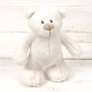 BEAR - CREAM PLUSH SIFT BABY TOY - 21.5cm