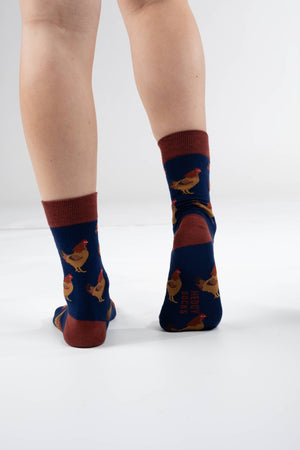 BAMBOO SOCKS | CHICKEN SOCKS | FARM ANIMAL SOCKS