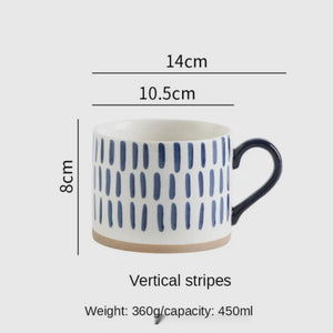 NORDIC MUGS LEAF AND LINE DESIGNS