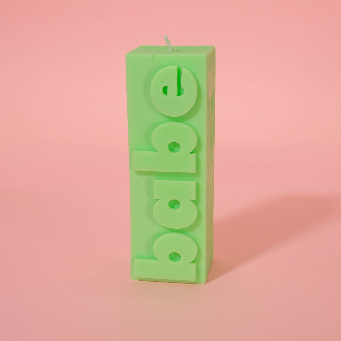 BABE SLOGAN BLOCK PILLAR CANDLE SLOGAN