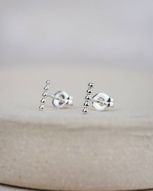 STERLING SILVER MINI DOTTY STICK STUDS