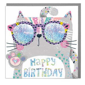 CAT - HAPPY BIRTHDAY CARD