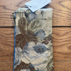 HANDMADE RALPH LAUREN LINEN COSMETIC BAGS