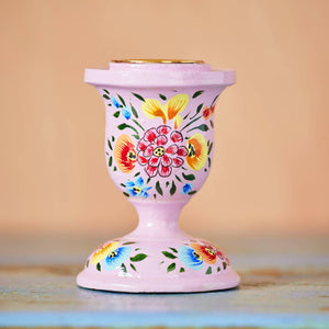 HAND PAINTED KASHMIRI CANDLESTICK - SOLD AS SINGLES