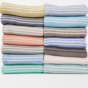 OXFORD STRIPE BLANKET - VARIOUS COLOURS