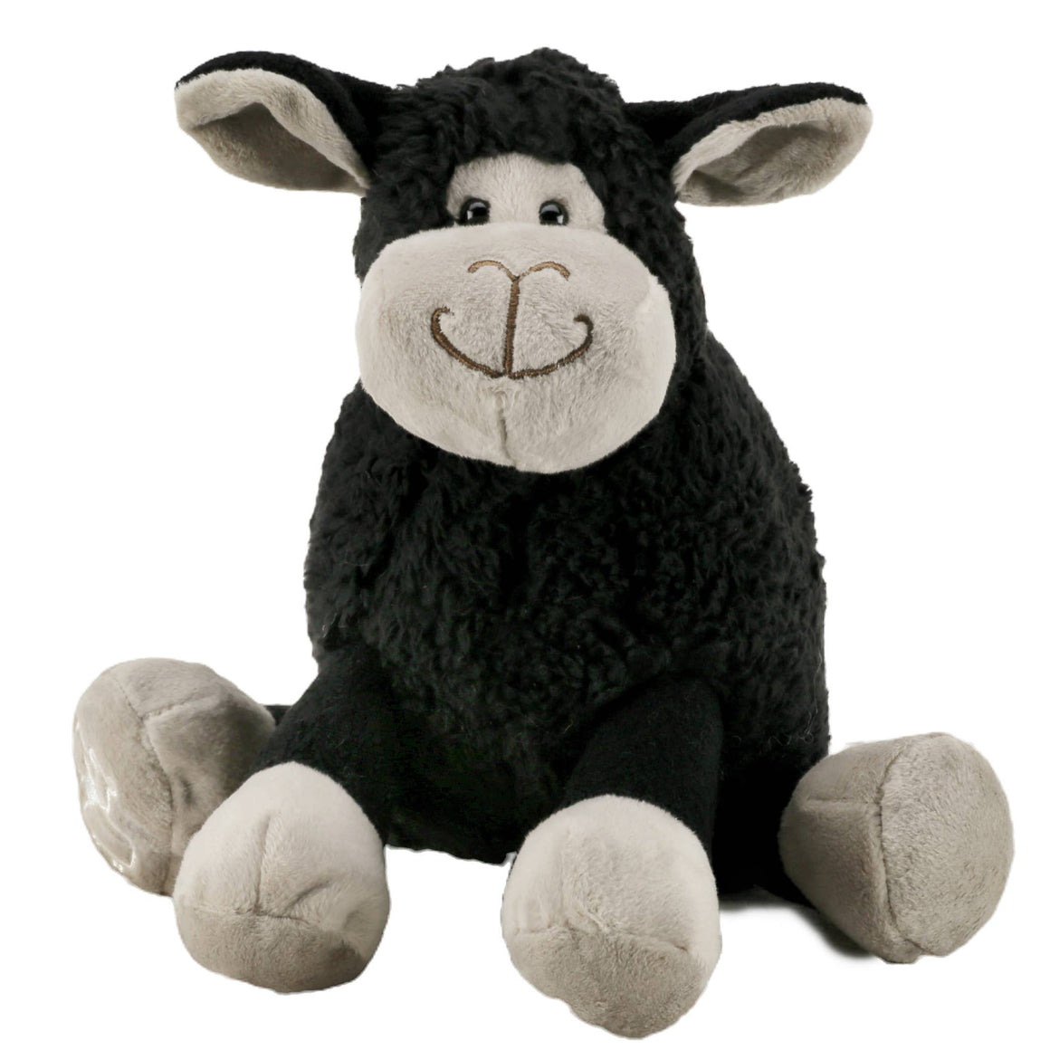 SHEEP SMALL BLACK SOFT TOY -18cm