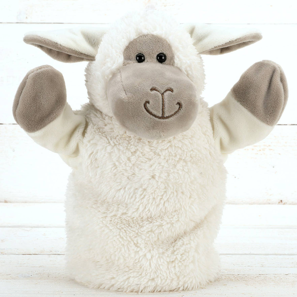 SHEEP SOFT TOY - PLUSH HAND PUPPET - 23cm