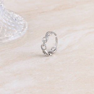 INFINITY STERLING SILVER RING IN SILVER