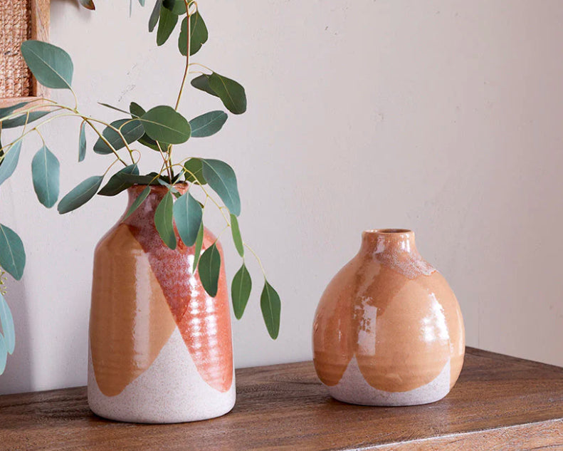 LUCIA CERAMIC VASE - TERRACOTTA