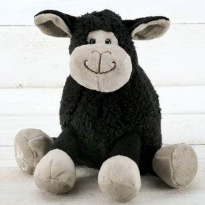 SHEEP SMALL BLACK SOFT TOY -18cm