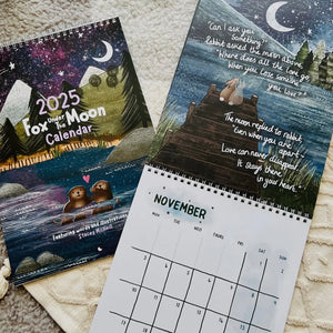 FOX UNDER THE MOON CALENDARS - TWO OPTIONS