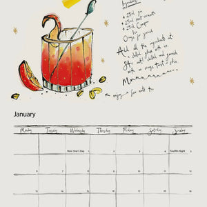 ANNA WRIGHT COCKTAIL CALENDAR 2025