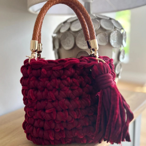 MARY MULBERRY CROCHETED BAG