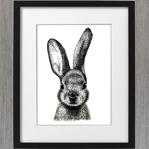 RABBIT PEN & INK - LIMITED EDITION PRINT