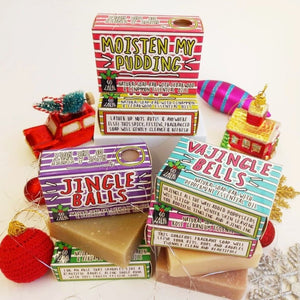 CHRISTMAS NAUGHTY GIFT SOAPS STOCKING FILLERS