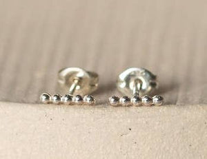 STERLING SILVER MINI DOTTY STICK STUDS