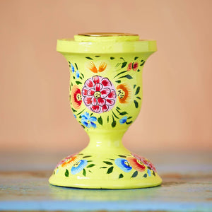 HAND PAINTED KASHMIRI CANDLESTICK - SOLD AS SINGLES