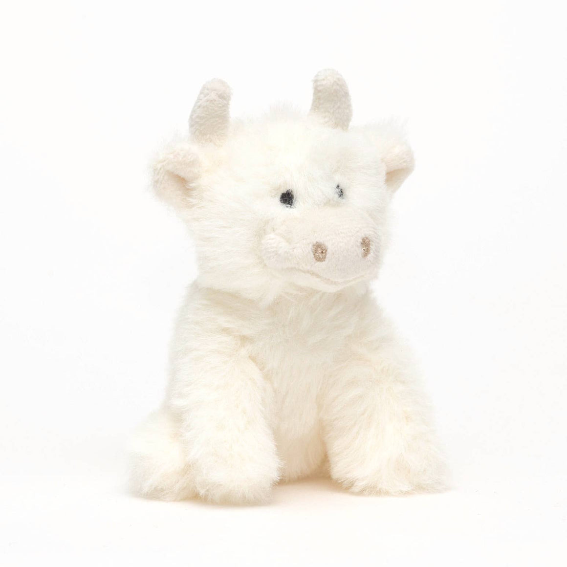 SCOTTISH HIGHLAND COW SOFT PLUSH TOY - 13CM