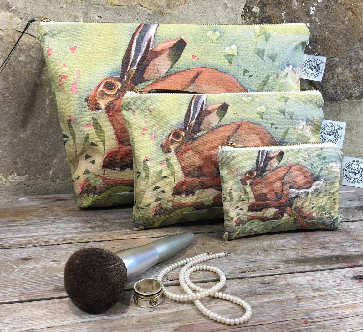 HARE NATURAL COTTON WATERPROOF LINED BAG