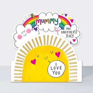 MOTHERS DAY CARD - MUMMY I LOVE YOU