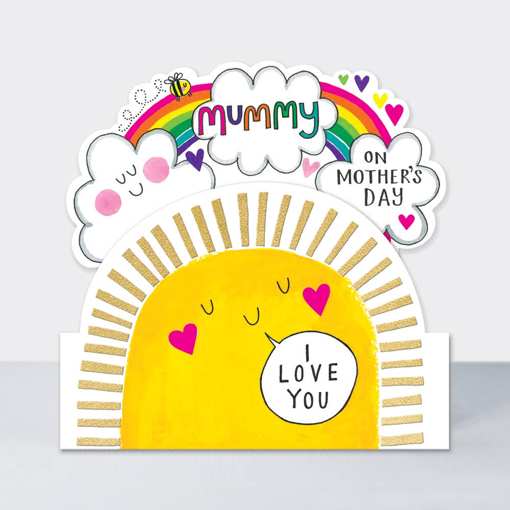 MOTHERS DAY CARD - MUMMY I LOVE YOU