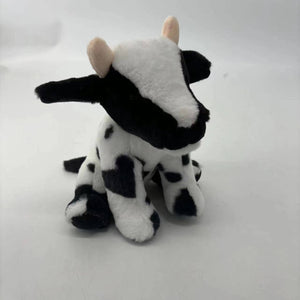 BLACK AND WHITE DAIRY COW -MINI SOFT PLUSH TOY - 11cm