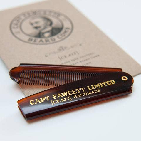 FOLDING POCKET BEARD COMB