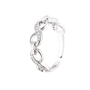 INFINITY STERLING SILVER RING IN SILVER