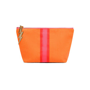 SMALL ORANGE MAKEUP BAG