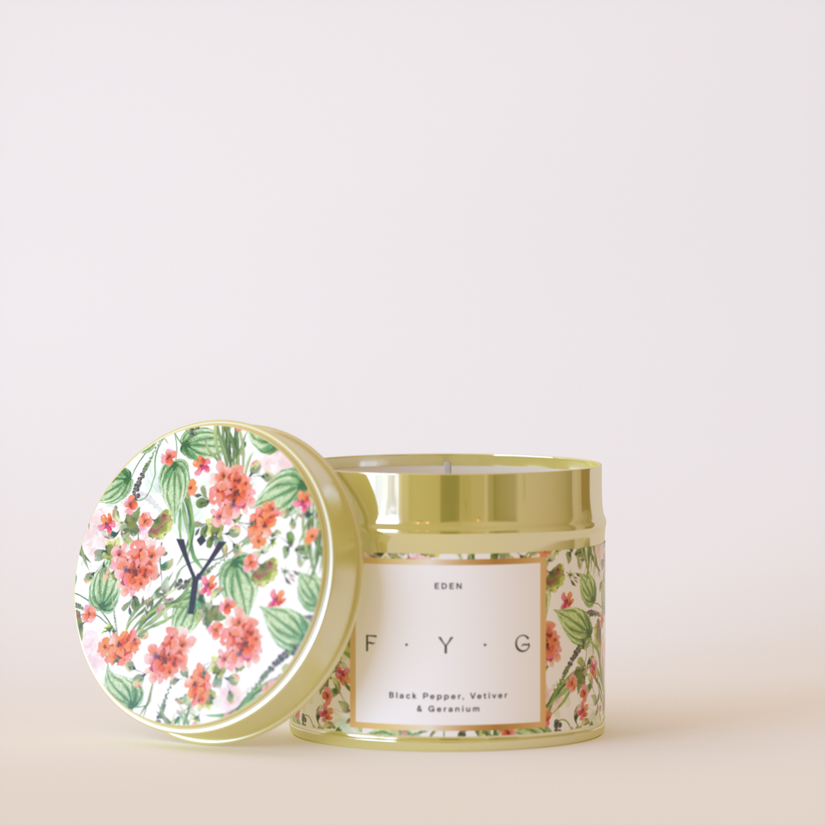 EDEN - LUXURY SCENTED TIN CANDLE