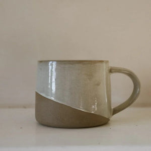 SLANTED KOKO MUG - MILKY WHITE