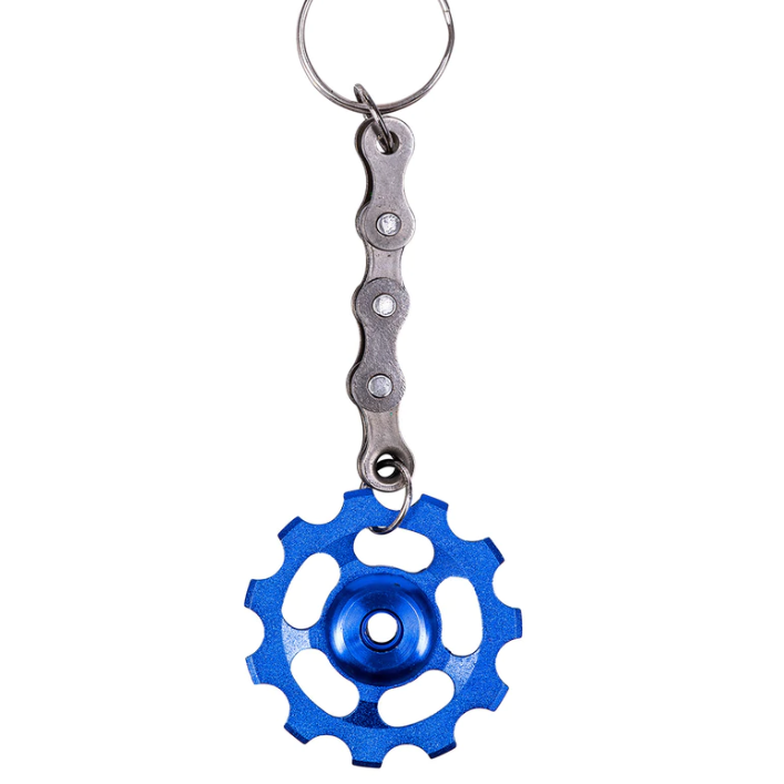 BICYCLE COG FUNKY KEYRING Feather Twigs