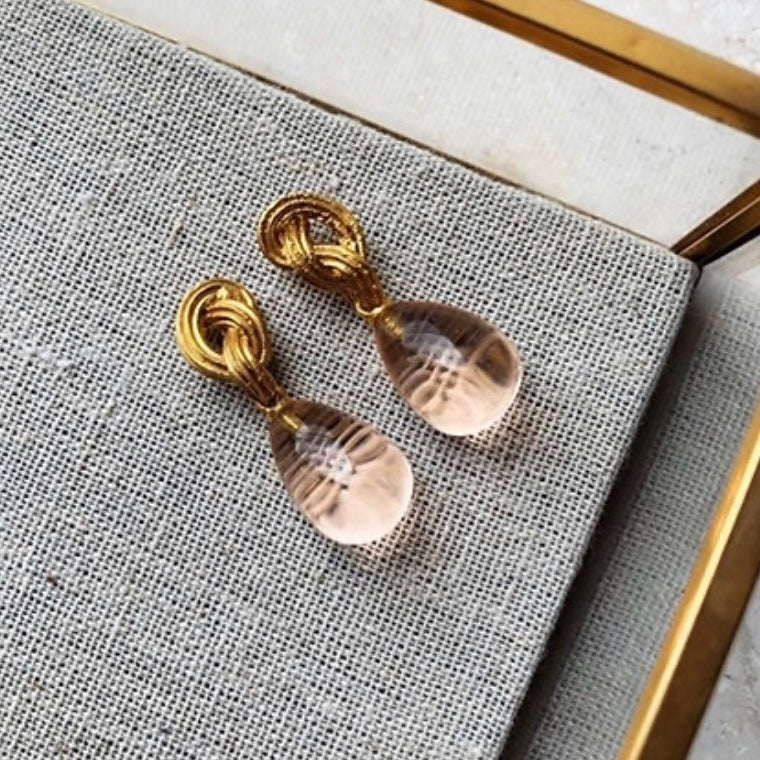 CHAMPAGNE SYNTHEA EARRINGS