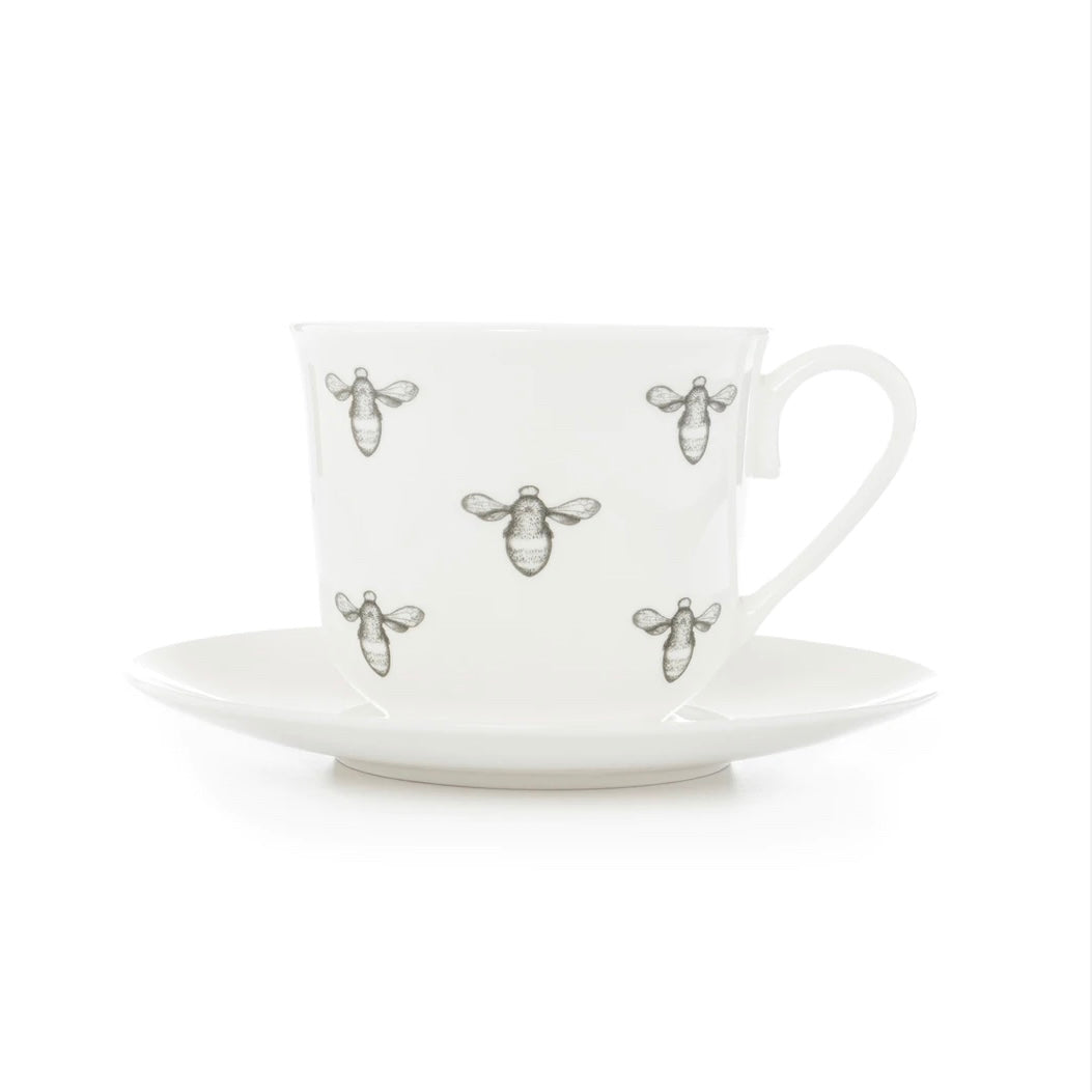 BEE CUP AND SAUCER